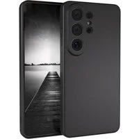 EAZY CASE Handyhülle Slimcover Solid Schwarz für Galaxy S26 Serie 6,9 Zoll, schwarze Hülle Ultra Dünn Silikon Backcover TPU Telefonhülle Solid