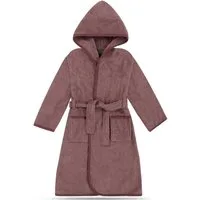 normani Kinderbademantel Kinder Bademantel aus Bio-Baumwolle Ljubljana, Bio-Baumwolle, Kapuze, Bindegürtel, Kinderbademantel aus weichem und schadtsofffreiem Material