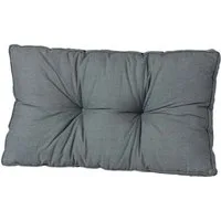Madison Sitzkissen Rückenkissen 73x43 cm grau Lounge Kissen Sitz Auflage Polster, UV-beständig