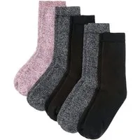 bonprix Kuschelsocken (Packung, 4-Paar) für kalte Tage, mit Thermo Frottee, bequeme Passform