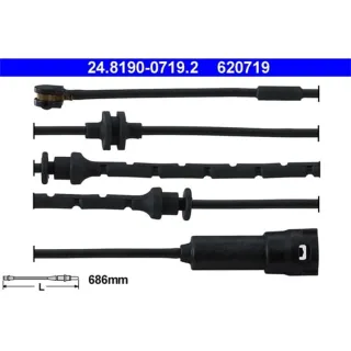 ATE Warnkontakt vorne Fiat Croma Opel Signum Vectra