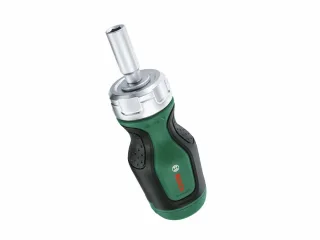 BOSCH Stubby Ratschenschraubendreher mit 6 Innenstern- und Innensechskant-Bits