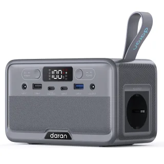 [EU Direct] DaranEner R100 Pro 100W Portable Power Station 99Wh LiFePO4 Battery Solar Power Bank, Portable Charger Small