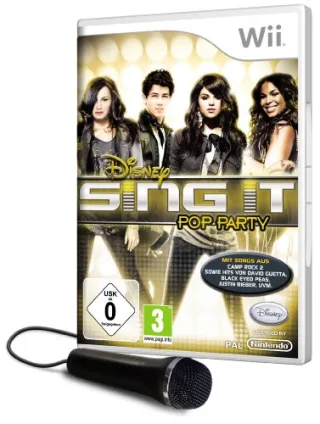 Disney Sing it: Pop Party - Bundle inkl. Mikrofon [Nintendo Wii]