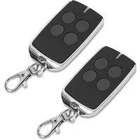 Clanmacy Schiebetorantrieb 2X Fernbedienung Funksteuerung 433MHz für Schiebetorantrieb Kit, (Fernbedienung), für Schiebetorantrieb