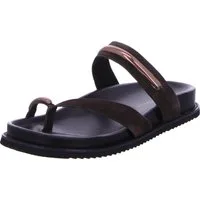 Tamaris Keilpantolette Slip-ins, echtes Leder
