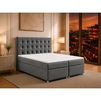Best for Home Boxspringbett Trinity K-9 mit Stauraum & 7-Zonen Komfort – modern & komfortabel (Komplett-Set, 1-St., 140x200 160x200 180x200 200x200 cm), Handwerksqualität, TOP Preis-Leistungs-Verhältnis