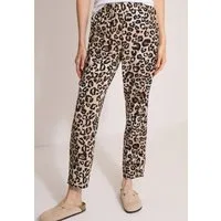 CECIL Stoffhose mit Leo-Muster