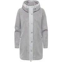 Ragwear Kurzmantel Cousy Bonded YOUMODO Weicher Damen Rippstrick-Mantel mit Kapuze