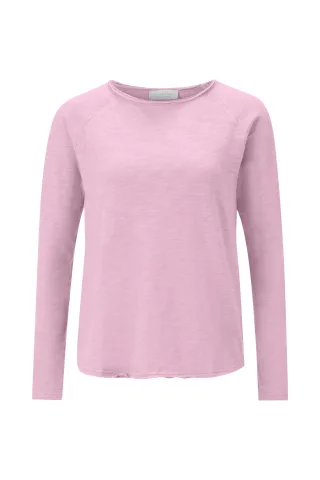 Rich & Royal - Organic Heavy Jersey Longsleeve soft orchid - Gr. - XL