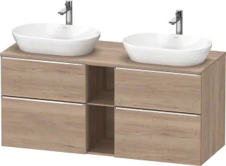 Duravit D-Neo Konsolen-Waschtischunterbau wandhängend 1400x550x664 Az 2 Ei mr Mt DE4970B10550000