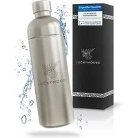 Luckymoose Wassersprudler Flasche Infinity, (für Aarke Carbonator 3, Phlips GoZero & Brita SodaOne), Spülmaschinenfest & ohne Ablaufdatum