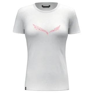 SALEWA - Solidlogo Dri-Release® T-Shirt Damen - Weiss (Gr.40)
