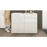 borchardt Möbel Kommode Rova, Sideboard Breite 93 cm, Push-To-Open, verstellbare Einlegeböden, viel Stauraum, Breite 93cm