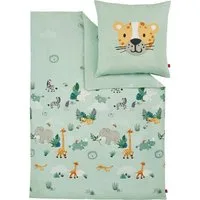 s.Oliver Kinderbettwäsche Satinbettwäsche s.Oliver Junior, Mako-Satin, in verschiedenen Designs: Tiere Safari Afrika, Dino, Weltall, Einhorn