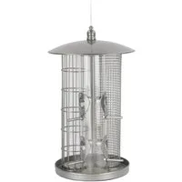 Dehner Vogelhaus Natura Wildvogel-Futterspender Triple, Ø 22 cm
