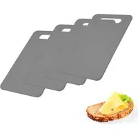 WESTMARK Frühstücksbrett 4 Stück, Messerschonend, Kunststoff, Anthrazit, PP