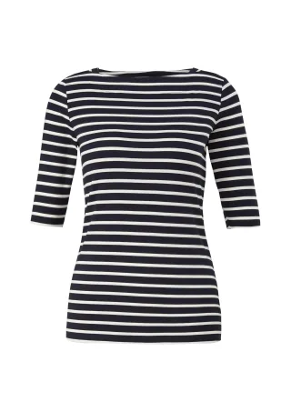 comma - T-Shirt blau - Gr. - 42