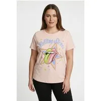 ONLY CARMAKOMA Kurzarmshirt CARROLL LIFE SS O-NECK REG TEE LC JRS