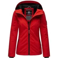 Marikoo Outdoorjacke Brombeere sportliche Übergangsjacke mit Kapuze