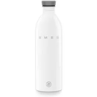 Smeg Trinkflasche WBF02WH Edelstahlflasche 1 Liter Fassungsvermögen weiß
