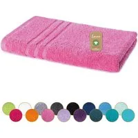 Lavea Handtücher Bali Handtuch 50x100 cm, Sporthandtuch, Fitness-Handtuch, Weiches Bio-Baumwollfrottee (1-St), pflegeleicht, GOTS-zertifiziert, extra saugstark mit 500g/m²
