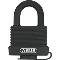ABUS Vorhängeschloss, Schlosskörper mit Schutzkappe und Drainage-Kanälen, für Außenbereiche