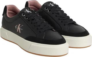Calvin Klein Jeans Sneaker "BASKET CUPSOLE LACEUP LTH MIX" Basket-Sneaker, Halbschuh, Schnürschuh mit Plateausohle