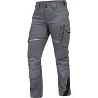 Leibwächter Arbeitshose Damen Flex-line Arbeitshose mit Reflektoren und femininer Passform (Ergonomische Passform mit Reflektoren, Funktionshose für Handwerk, Lager und Montage) Cargohose mit 290 g/m²