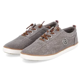 Bugatti Halbschuhe  Taupe - Gr. 40 -  Textil