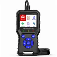 Tekoo OBD2-Diagnosegerät Kfz OBD2 Scanner Diagnosegerät mit 2,8" Farbdisplay für CAN EOBD, Packung, Echtzeit-Batterie-Monitoring, grafische Live-Datenanzeige