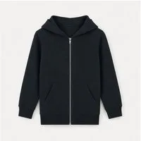 Sitztgut Kapuzensweatjacke Kinder Zip-Hoodie aus Bio-Baumwolle (1-tlg) Doppellagige Kapuze, Metallreißverschluss und Kängurutaschen