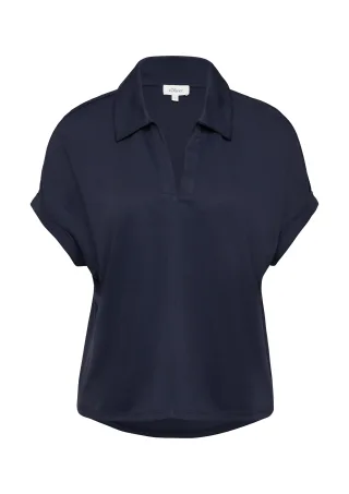 s.Oliver - T-Shirt blau - Gr. - 40
