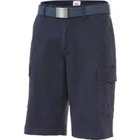 Tom Ramsey Cargobermudas aus robustem Baumwoll-Stretch-Gewebe und mit Gürtel
