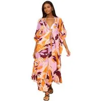 LIPSY Strandkleid Lipsy – Bedruckter langer Kaftan, Regular (1-tlg)