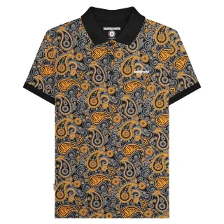 Lambretta - "SS25" Poloshirt Mit Markenzeichen für Herren (Schwarz/Gold)
