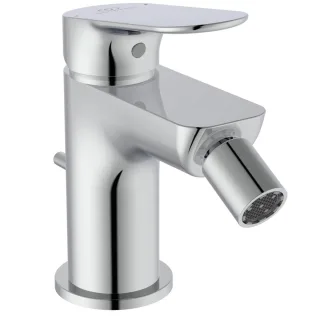 Ideal Standard Bidetarmatur Ceralife O Ausladung 95mm mit Ablaufgarnitur Chrom, BE112AA BE112AA