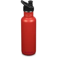 Klean Kanteen Trinkflasche Klean Trinkflasche 800ml Kanteen®Classic Tiger Lily Rot Kratzfest