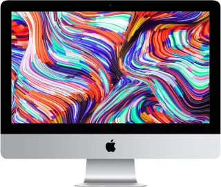 Apple iMac (2019) [215" 4K Retina Intel Core i3 36GHz 8GB RAM 256GB SSD AMD Radeon Pro 555X macOS] silber