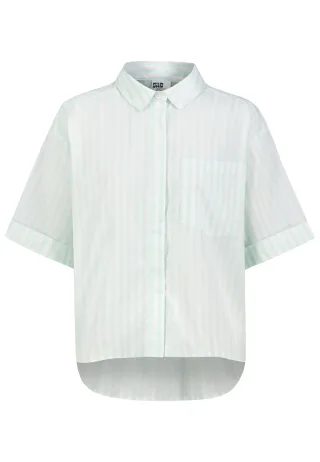 Authentic Style - RE9CIGt1cnphcm0gQmx1c2UgQWxsb3ZlciBQcmludA== stripes: opal mint-white - Gr. - M