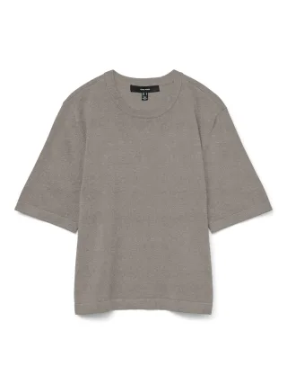 VERO MODA - VMSILJE 2/4 O-NCK OVERSIZE PULL GA NOOS Moon Rock - Gr. - M