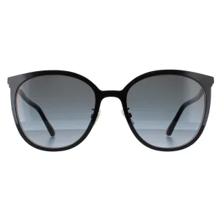 Jimmy Choo Cat Eye Damen Schwarz Gold Dunkel Grau Farbverlauf ORIA/G/SK