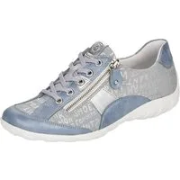 Remonte Schnürschuh mit feinem Metallic-Schimmer, Freizeitschuh, Halbschuh, Schnürschuh