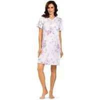 comtessa Nachthemd Feeling Good (Set, 1-tlg., 1-teilig) Damen Sleepshirt ca.95cm lang Kurzarm Baumwolle große Größen