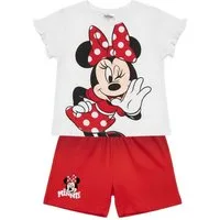 Disney Minnie Mouse Freizeitanzug - Kinder Bekleidungsset Baumwolle 2 Teilig Sport Freizeit (2-tlg)