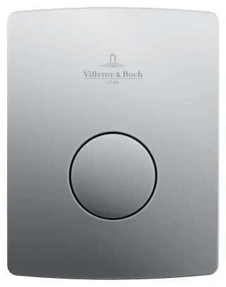 Villeroy & Boch Urinal-Betätigungsplatte ViConnect 162x62x128mm 1-Sp. Chrom Edelmatt 92194469