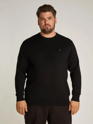 BT-ESSENTIAL COTTON CREW NECK-B black