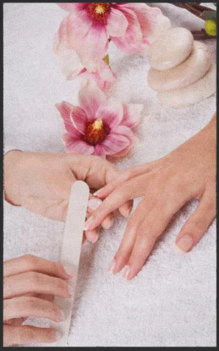 Fussmatte Nagelstudio 7461 | Größe: 60 cm x 90 cm