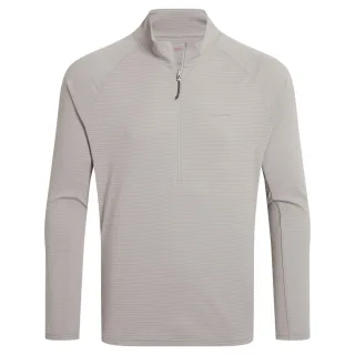 Craghoppers - Pullover für Herren, mit halbem Reißverschluss, Nosilife (Pergament)