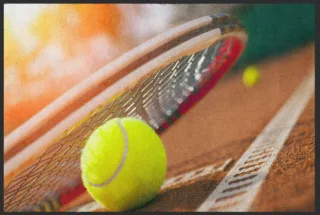 Fussmatte Tennis 4568 | Größe: 60 cm x 45 cm